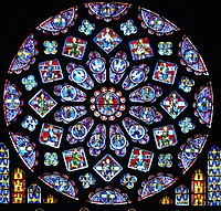 South rose window of Chartres Cathedral (13th century)