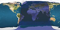 Parcours nocturne et éclairé par le soleil à 22h UTC.