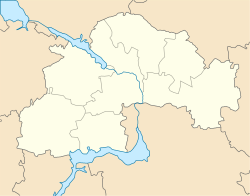 Dnipro is located in Dnipropetrovsk Oblast