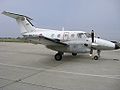 L'Embraer EMB-121 Xingu no 69 de la flottille 24F de l'Aviation Navale française, sur le parking de la BAN Nîmes-Garons.