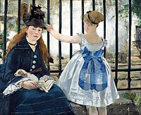 The Railway by Édouard Manet (1873) National Gallery of Art, Washington, D.C.