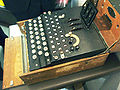 German Enigma Machine at the NSA Cryptological museum near Washington, DC.