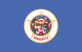 Minnesota flag until May 2024.