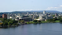 Gatineau vue d'Ottawa