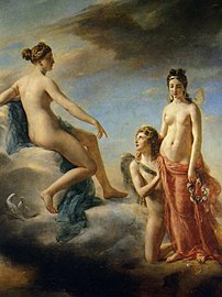 L'Amour suppliant Vénus de pardonner à Psyché 1827 Georges Rouget