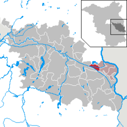 Groß Lindow – Mappa