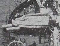 Port/forward turret on HMS Inflexible