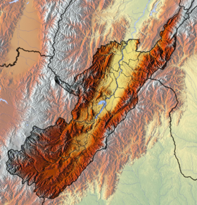 (Voir situation sur carte : Huila (relief))