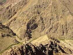 The Minaret of Jam seen from overhead