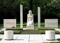 Grave of BNN publishers Brunhilde Baur and Hans Werner Baur