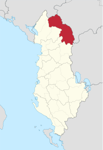 Kukës – Localizzazione