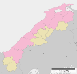 嫁ヶ島の位置（島根県内）