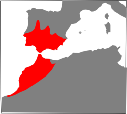 Distribución de M. brevis[1]​