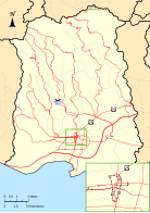 Detailed map of PR-14 in the municipality of Ponce