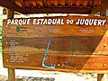 Mapa do parque do Juquery