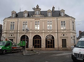 The town hall of Noyen-sur-Sarthe
