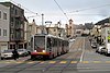 A train at Judah and 19th Avenue, 2017