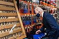 President Biden shops for pliers at a Washington, D.C. hardware store. (Schultz, 2021)