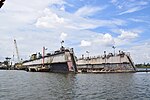 1st- pier for large ships landing in Luzira