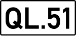 National Route 51 shield}}