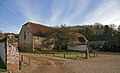 The Medieval barn at Rockbourne Manor Farm