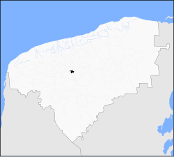Municipal location in Yucatán