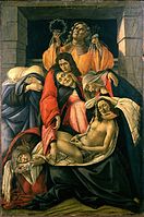 Lamentation over the Dead Christ, c. 1490-95, 107 × 71 cm, Museo Poldi Pezzoli, Milan