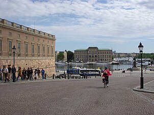 Slottsbacken mot öst, maj 2009