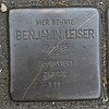 Stolperstein für Benjamin Leiser