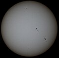 Sunspots - May 20, 2012.