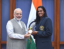 Indian professional badminton player P.V.Sindhu