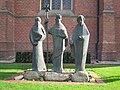 Abbot Gerbert Castus Monument at St. Vitus Church, Visbek