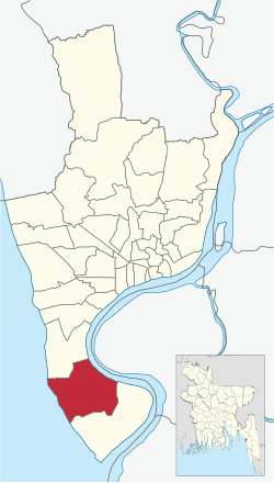 Location of North Patenga