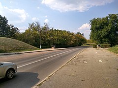 Place of the former main gate from the inner side