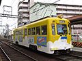 「飲酒運転撲滅」キャンペーンの阪堺モ501形501号（2013年6月6日）