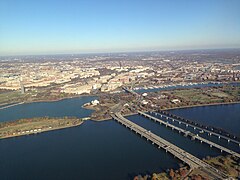 The 14th Street Bridge and the National Mall in 2013