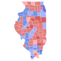 2006 Illinois State Treasurer election results map by county