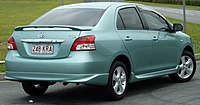 2009 Toyota Yaris YRX (NCP93R; pre-facelift, Australia)