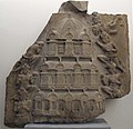 Relief of a multi-storied temple, 2nd century CE, Ghantasala Stupa[8][9]