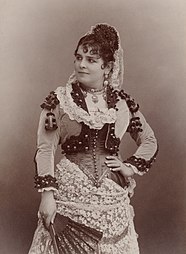 Célestine Galli-Marié in the title rôle of Carmen