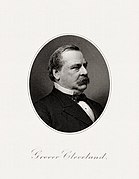 CLEVELAND, Grover-President (BEP engraved portrait)