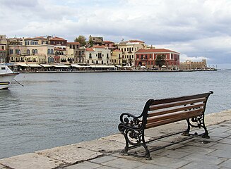 Venetian harbour in Chania