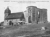 The chapel after the fire.