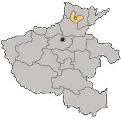 鹤壁市在河南省的地理位置