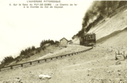 Steep section of the Puy-de-Dôme railway, 1910
