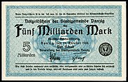 5 billion mark (11 Oct 1923)