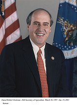 Dan Glickman, former Chairman and CEO of the Motion Picture Association of America, former United States Secretary of Agriculture, and former U.S. Congressman from Kansas