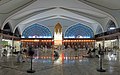 View of the new mosque's interior