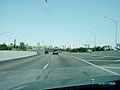 Dolphin Expressway (SR 836) heading east towards downtown Miami