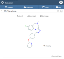 Balovabptan structure according to pubchem